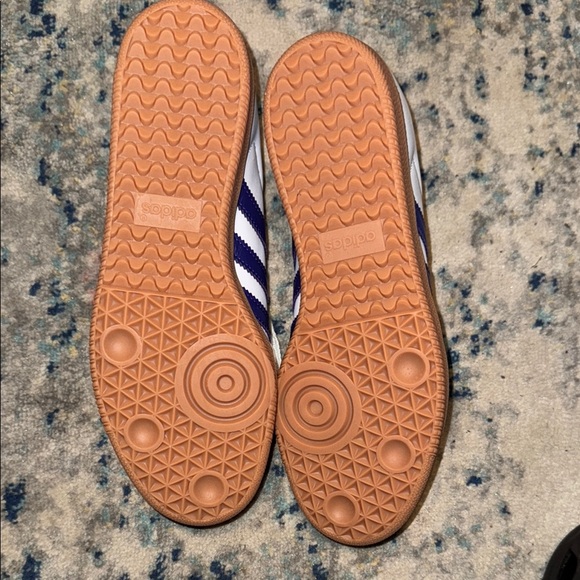 Adidas White and Blue Sneakers - Picture 4 of 5